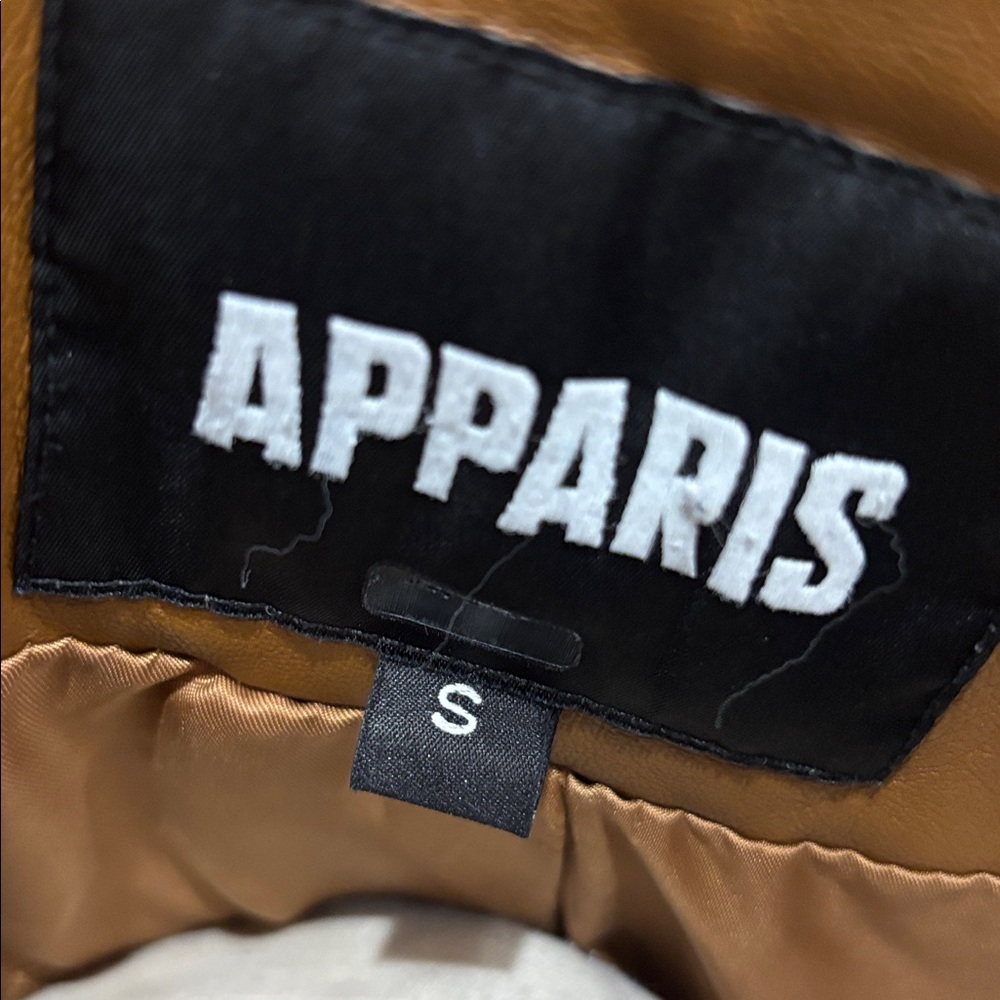 Apparis Faux Leather Liliane Jacket, Size: S - Picture 10 of 10